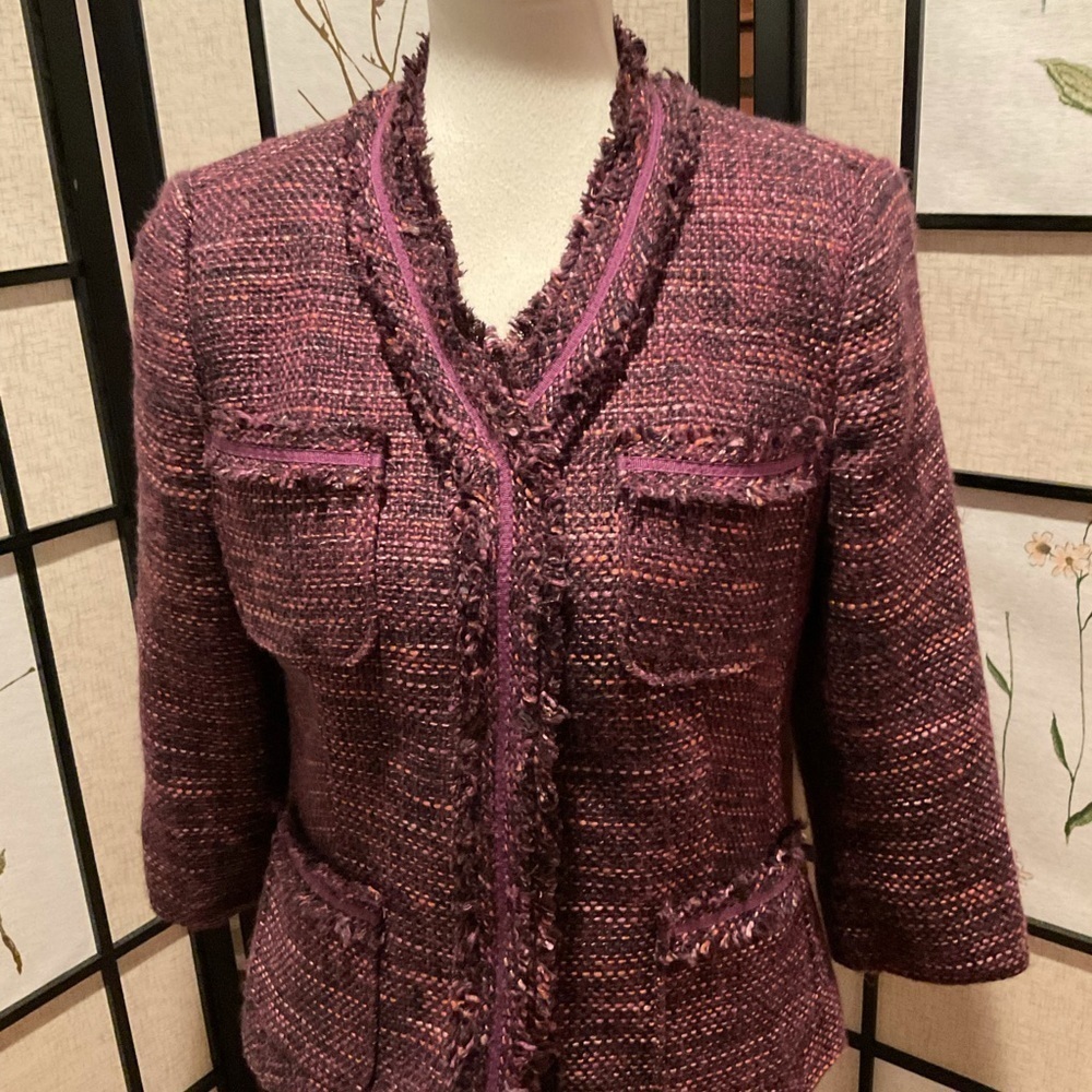 Charter Club Tweed Blazer
